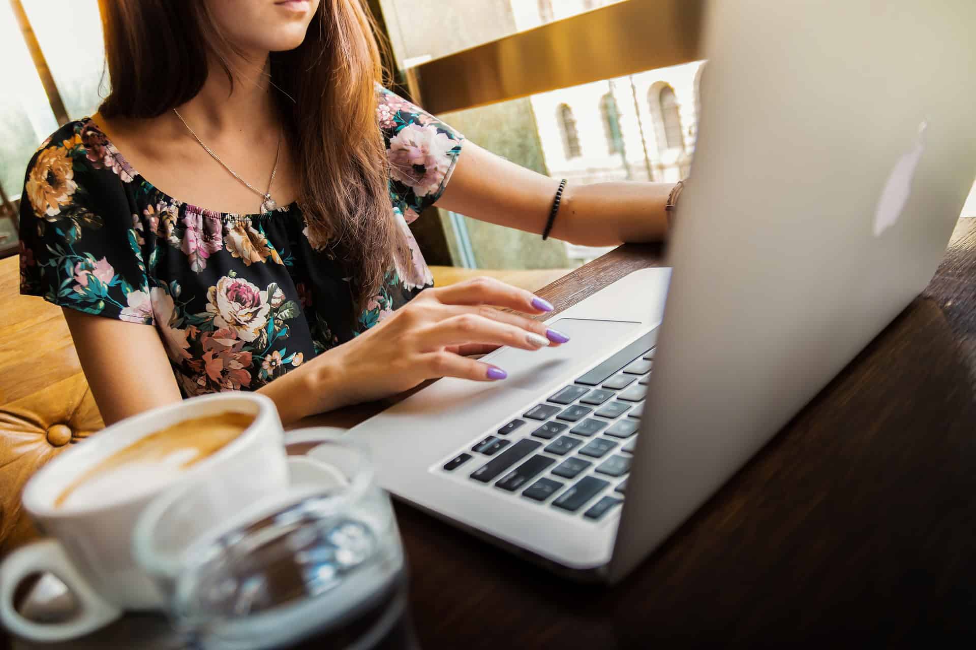 Woman laptop